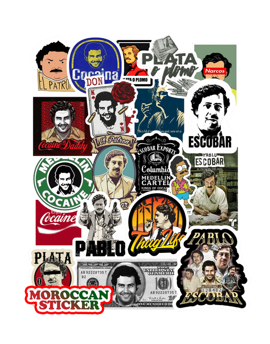 20 PCS PABLO STICKERS