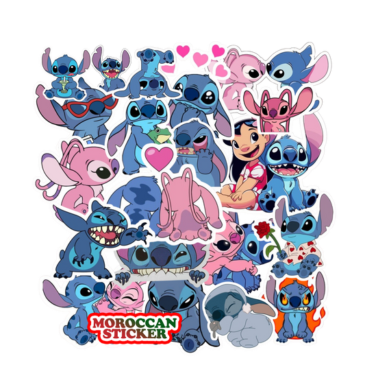 20 PCS STICH STICKERS