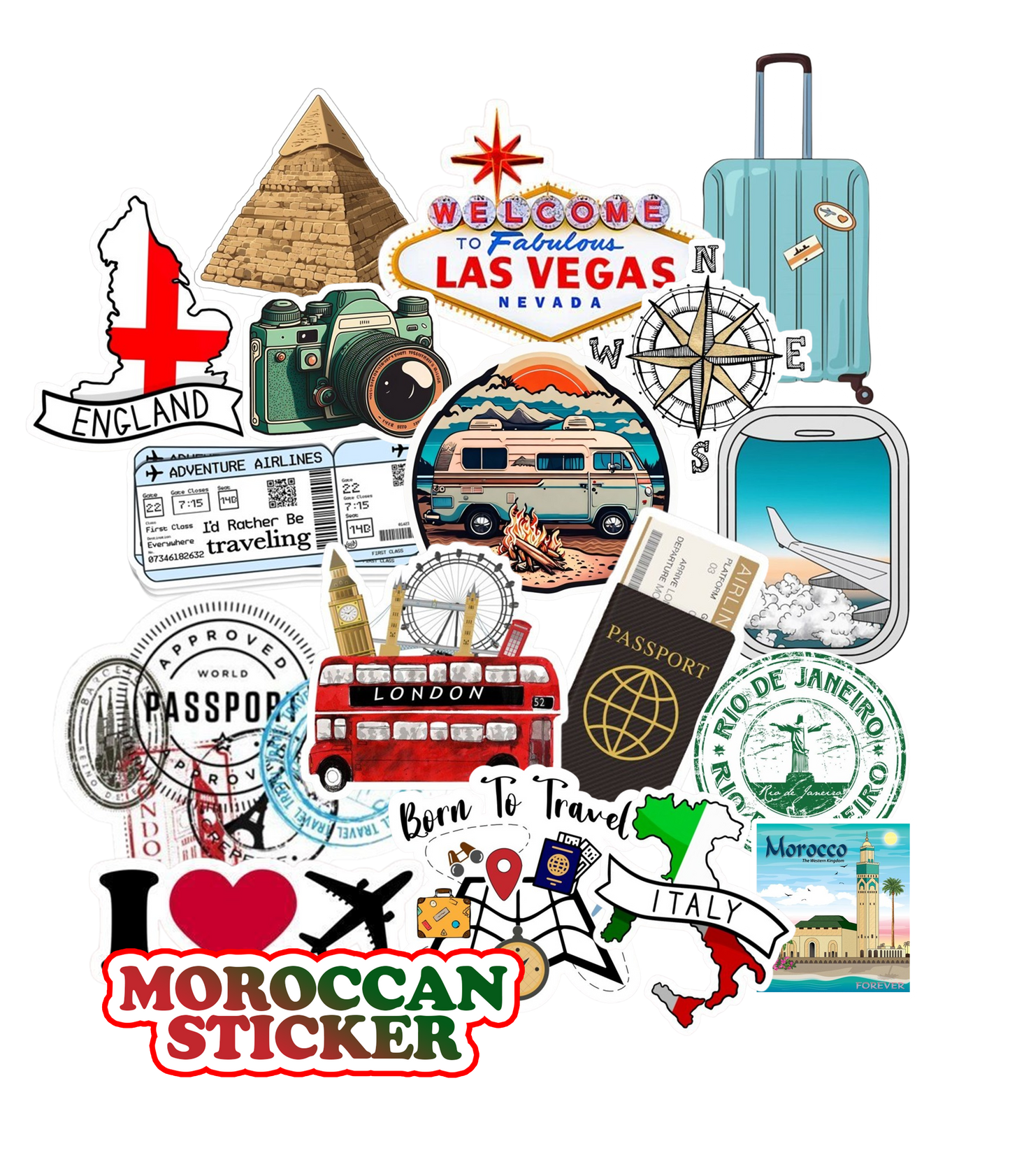 TRAVEL STICKERS