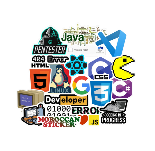 20 PCS DEVELOPMENT STICKERS