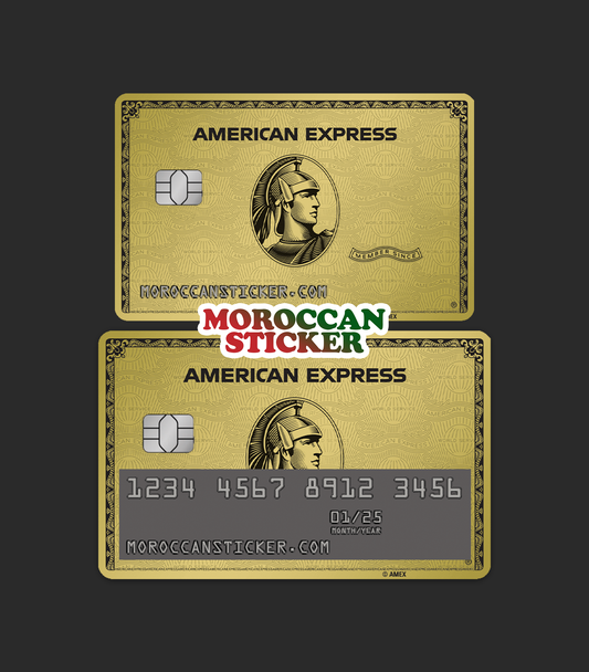 CREDIT CARD SKIN AMEX GOLD