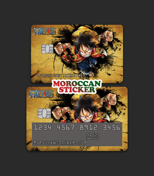 CREDIT CARD SKIN LUFFY-D-MONKEY