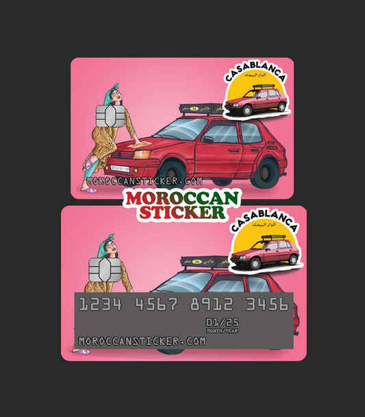 CREDIT CARD SKIN PETIT TAXI CASABLANCA